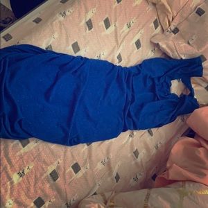 Sapphire blue dres